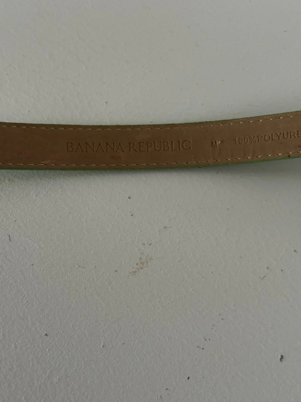 Belt Bundle: Pink Suede & Banana Republic Green Slim Varieties